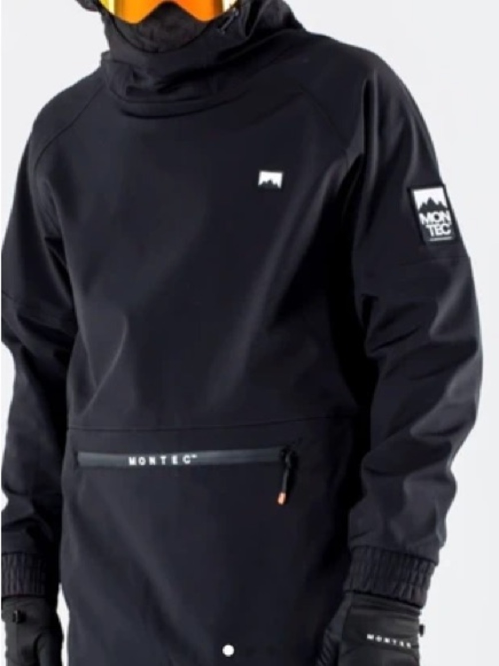 Montec Men's Medium Black Soft Shell Jacket